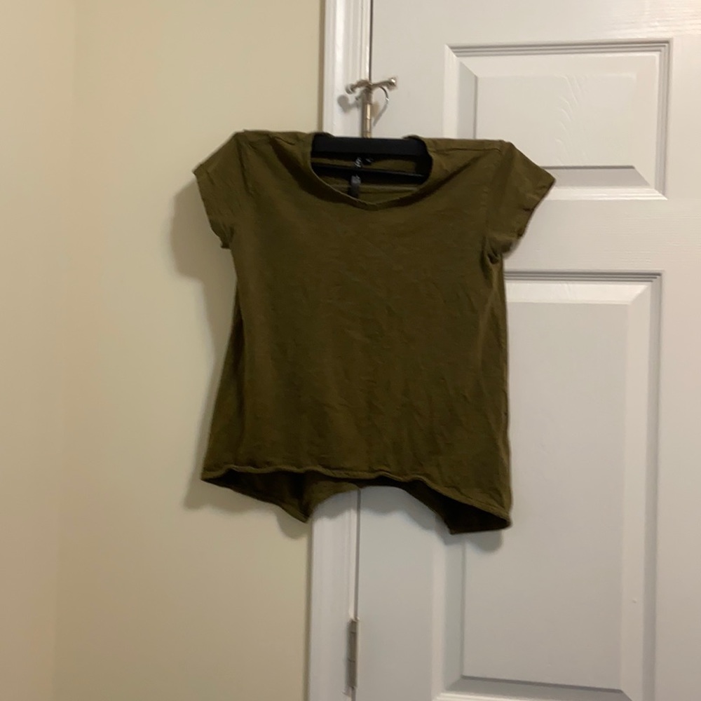 Olive green kids top